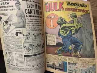 Incredible Hulk 3/Silver Age Marvel Comic Book/Origin Re - Told/FN Restored 3