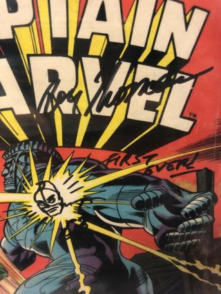 Marvel - Heroes 13 (1968) 1st Carol Danvers,  CGC Signed Brie Larson,  Thomas 2