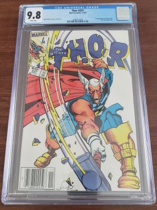 Thor 337 Cgc 9.  8 First Appearance Of Beta Ray Bill,  White Pages