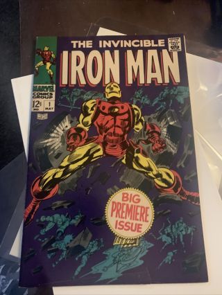 Iron Man 1 (1968,  Marvel) Classic Silver Age Marvel Fn,