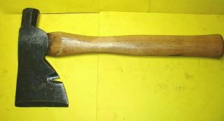 Vintage True Temper Flint Edge Carpenter Hatchet W/ Octagonal Hammer Vgc 2lb 1oz