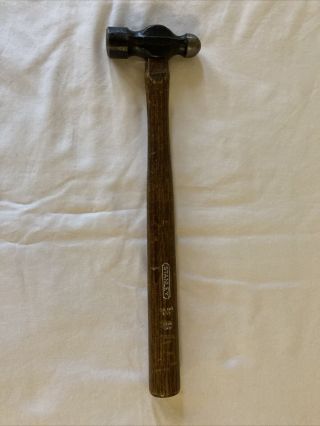 Vintage Stanley Made In Usa 8 Oz Ball Peen Hammer Ho 308
