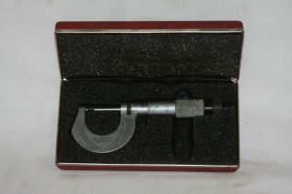 Vintage Starrett Micrometer 230 W Hardcase Box Carbide Tips