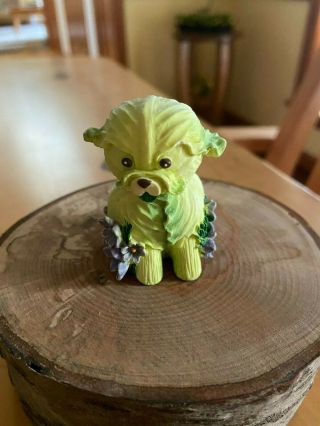 Enesco Home Grown Cabbage Puppy Figurine 1.  75 " Tall
