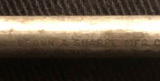 BROWN & SHARPE No.  845 - Steel Beam Trammmel w/ 2 Caliper Points 14” Beam USA 3