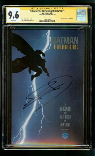 Batman Dark Knight Returns 1 (1986) Cgc 9.  6 Ss Signed By Frank Miller 1st Print