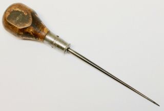 Vintage 8 3/4 " Stanley (made In Usa) Scratch Awl - Hole Starter / $5 To Ship