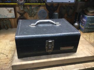 Vintage Craftsman Air Tool Box With Tray 1467 Mechanic Tool Box