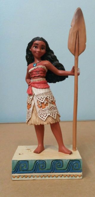 Jim Shore Disney Traditions Find Your Own Way Moana Figurine 4056754 Missing Pua