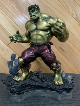 Bowen Designs The Incredible Hulk Faux Bronze Edition Painted Statue