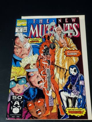 The Mutants 98 (feb 1991,  Marvel) 9.  4/9.  6 Grade