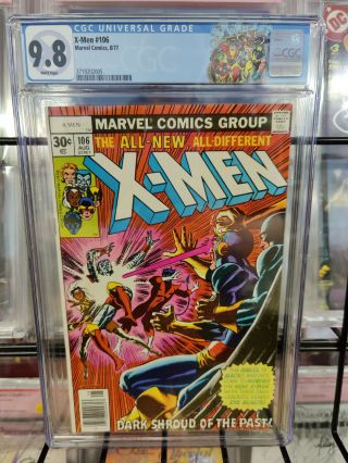 Uncanny X - Men 106 (1963 Series) - Cgc Grade 9.  8 - Firelord And Misty Knight