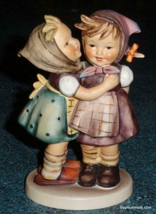 " Telling Her Secret " Goebel Hummel Figurine 196/0 Tmk4 - $0.  99 Starting Bid