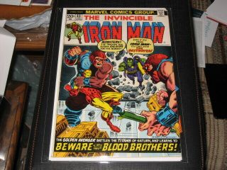 20 Cents 1973 Iron Man 55 Fn - 1st Appearance Thanos Starlin