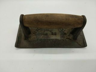Vintage Concrete Edger Trowel Littlestown Pa.  H.  & F.  Co.  No.  33 Masonry Tool