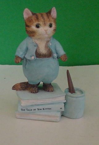 1996 Beatrix Potter The Tale Of Benjamin Bunny " Tom Kitten " Figurine - 199478