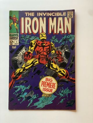 Iron Man 1 Fine (may 1968,  Marvel)