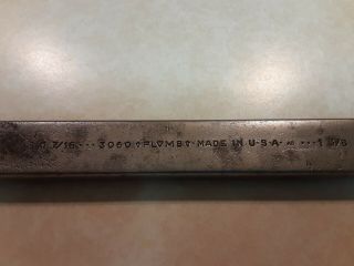 VINTAGE OPEN END WRENCH 3060 PLVMB PLOMB PROTO 1 - 7/16 