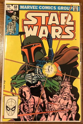 Marvel Comics Star Wars 68,  1st Mandalorians Boba Fett