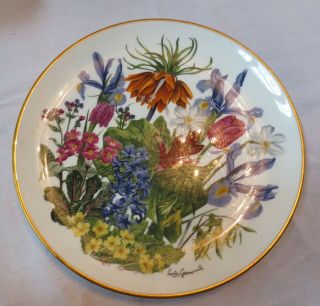 Franklin Royal Horticultural Society Flowers Of The Year Plate April