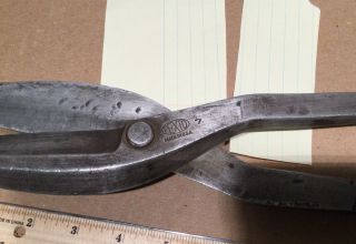 Vintage PEXTO Hand Shear Sheet Metal Tin Snips 14.  5” long USA Stainless cutters 3