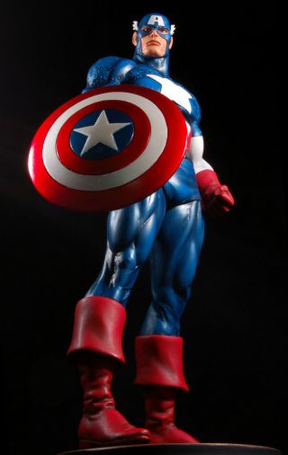 Bowen Designs Captain America Classic Statue Avengers Sideshow Figurine