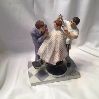 Norman Rockwell Museum 1979 Figurine " The First Haircut "