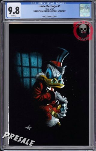 Uncle Scrooge 1 Cgc 9.  8 Gabriele Dell 