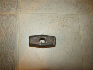 Vintage 3 1/4  Lb Heat Treated Sledge Hammer Head Blacksmith - Made In Japan