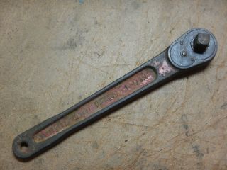 Vintage Rough Snap On 71 - M 1/2 " Drive Socket Ratchet Wrench