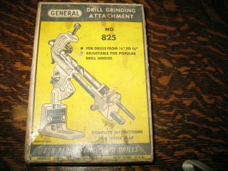 General No.  825 Drill Grinding Attachment Usa