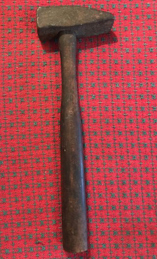 Antique / Vintage Hand Forged Cross Peen Hammer.  Blacksmith Farrier