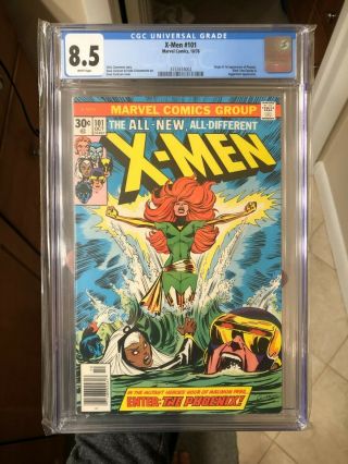 X - Men 101 Cgc 8.  5,  White Pages First Appearance Of The Phoenix