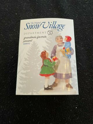 Dept 56 Snow Village Accessory - Grandma 