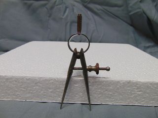 Vintage Brown & Sharpe 800 6 " Divider Machinist Tool Made In Usa