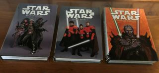Star Wars: Legacy Volumes 1,  2,  3 Hardcover Books 2013