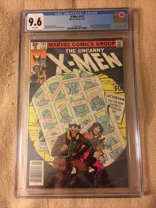 The Uncanny X - Men 141 Cgc 9.  6 Newsstand Days Of Future Past Iconic Cover