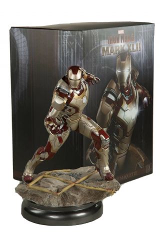 Hottoys Sideshow Collectibles Iron Man Mark 42 Maquette Limited Edition
