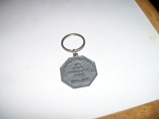 American Steel Foundries Key Ring Keychain 100 Years Granite City Il 1894 - 1994