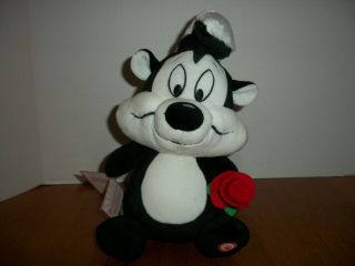 10 " Hallmark Looney Tunes Pepe Le Pew Talking/singing Valentine 