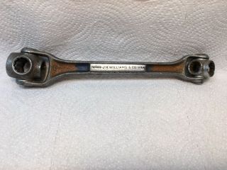Vintage J.  H.  Williams And Co.  1999 Multisocket Dogbone Wrench 12 Point Sockets