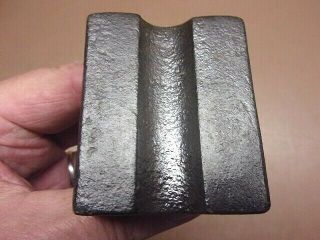 Unbranded Blacksmith/anvil/forge 5/8 " Top Swage Hammer Head Good Face Mushroomed