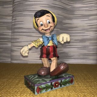Jim Shore Disney Traditions " Lively Step " Pinocchio Figurine 4010027