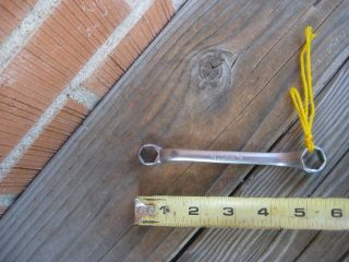 1967 Vintage Snap On 1/2 " & 9/16 " Offset Box End Wrench Xs1618s & 6 Pt Usa