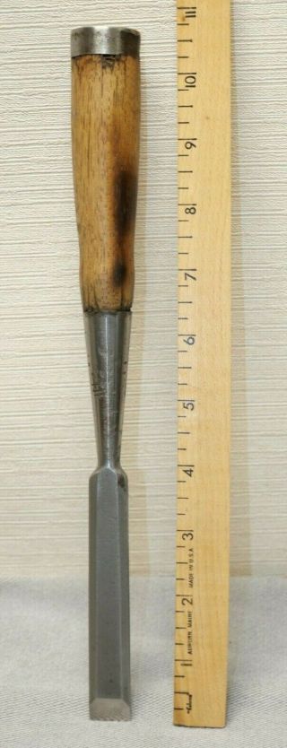 Old Woodworking Tools Vintage T.  H.  Witherby 5/8 " Bevel Edge Socket Chisel