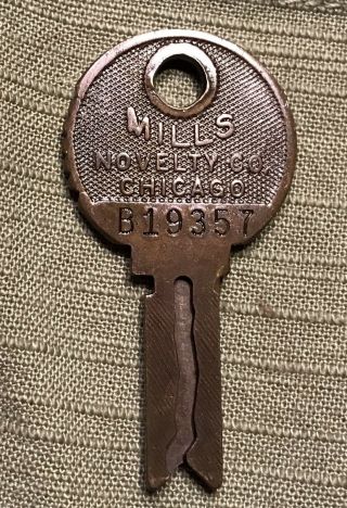 Vintage Mills Novelty Co B19357 Key 502