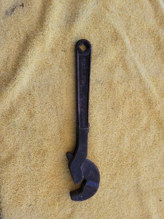 Vintage Heller Masterench / 8 Inch Wrench / Mechanic Tool W/spring Loaded Jaw