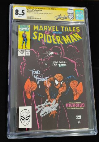 Marvel Tales 234 Spider - Man.  Cgc 8.  5 Signed By Stan Lee & Todd Mcfarlane Rare