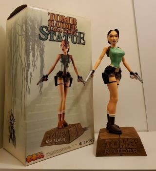 Core Design Ltd.  Tomb Raider " Lara Croft " Statue 1st Edition 14 " Rare [in Box]