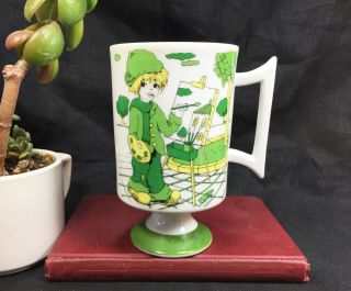 Vintage Royal Crown Arnart Smug Mug City Life By Kitty 3735 / Coffee Cup Tea Bar